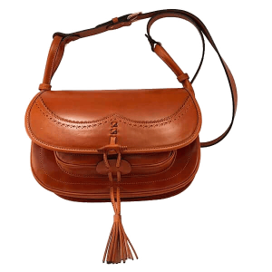 Bolso de cuero camel Ana