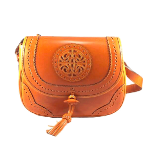 Bolso de cuero camel Isabella