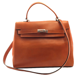 Bolso de cuero camel Pilar