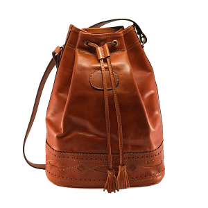 Bolso de cuero camel Sofía