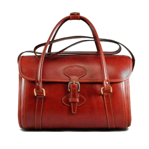 Bolso de cuero cereza Victoria