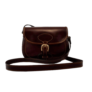 Bolso de cuero chocolate Candela