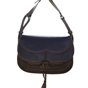 Bolso de cuero chocolate Ana